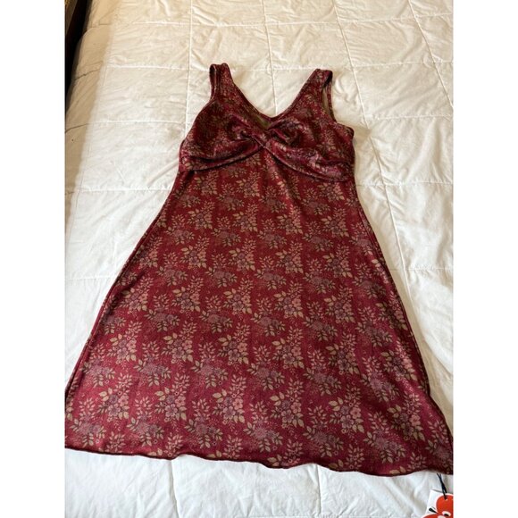 Cider Baby doll M  Floral V-Neck Sleeveless Midi Dress Romantic Euro Summer y2k - Picture 7 of 15